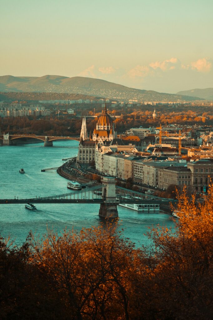 Aerial View on Budapest